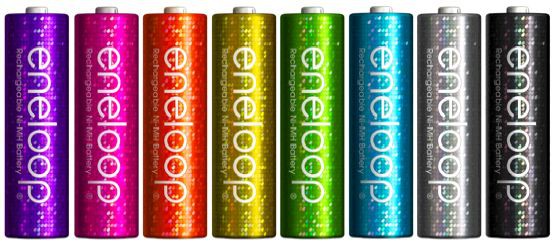 Sanyo Eneloop Glitter AA